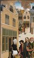 'De zeven werken van barmhartigheid' door Meester van Alkmaar, 1504. Deel van een paneel uit de serie .jpg