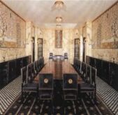 Interieur van Palais Stoclet, met op de wanden mozaïek van Klimt